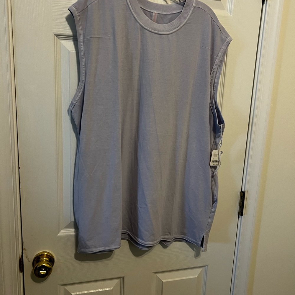 FP Movement by Free People Light Purple Muscle Tee with pockets